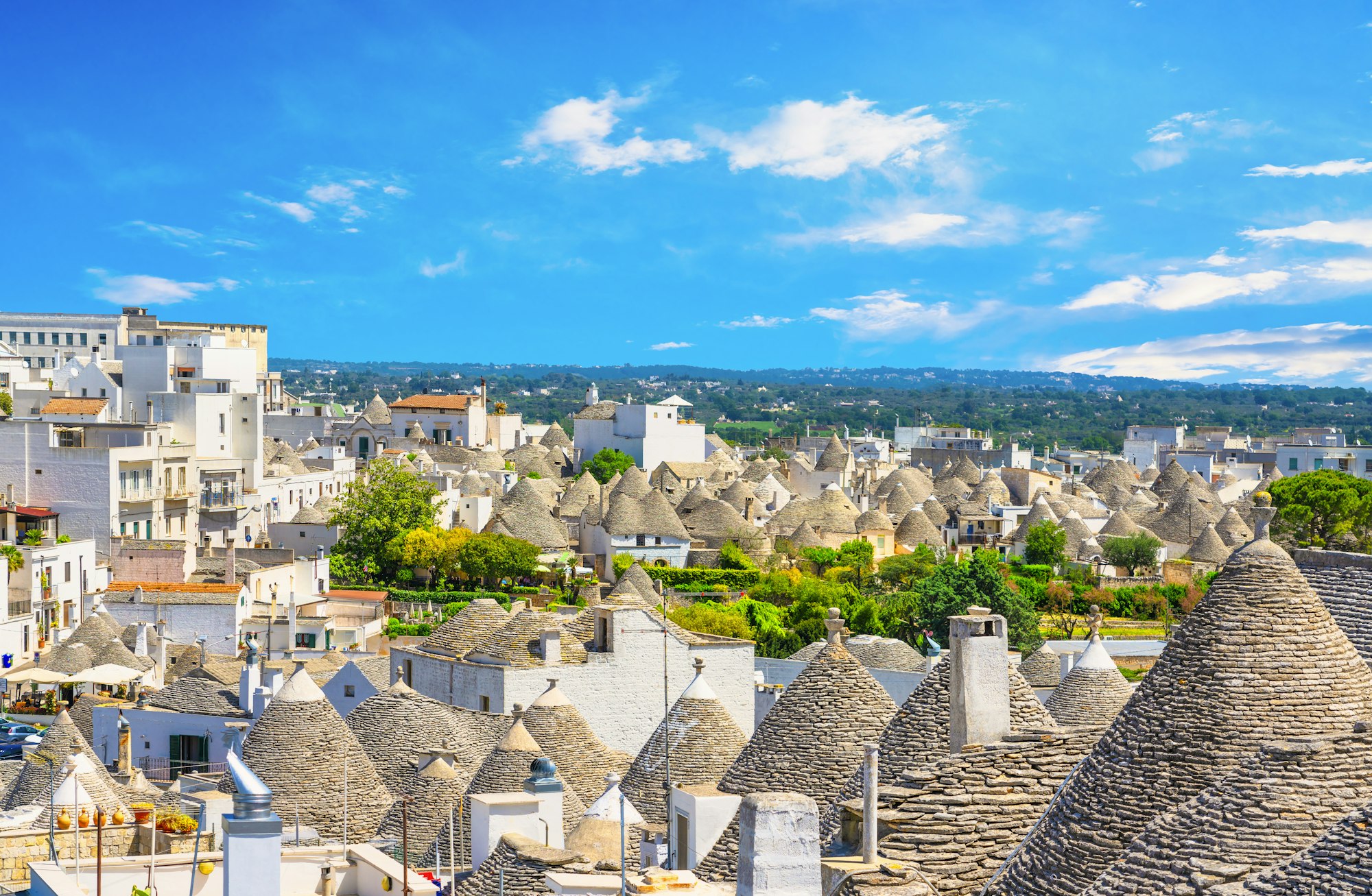 Trulli of Alberobello typical houses. Apulia, Italy.